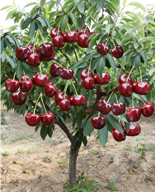 Giant Cherry Fruit Tree: Grow Sweet Cherries with Just One Tree at Home