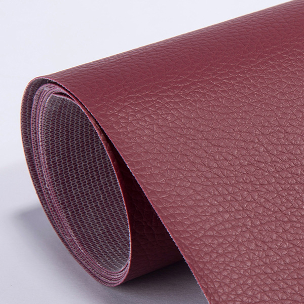 Leather repair self-adhesive patch