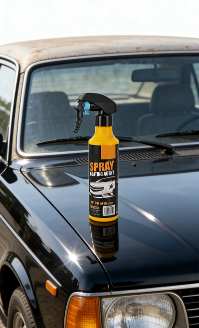 Ceramic Shine Coating Spray - Instant Showroom Finish & Paint Protection: Restore Your Car’s Look