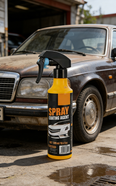 Ceramic Shine Coating Spray - Instant Showroom Finish & Paint Protection: Restore Your Car’s Look