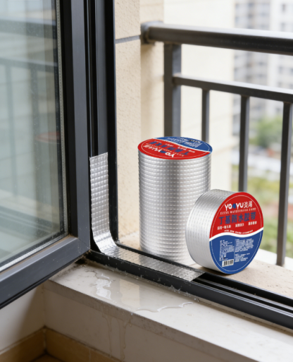 Pita Pelekat Kalis Air Aluminum Foil Butyl 【Beli 1 Percuma 1】- Pelekat Atap Bocor Super Kuat - Sesuai untuk Retakan Dinding, Paip & Atap Zink (Tahan Panas & Hujan)