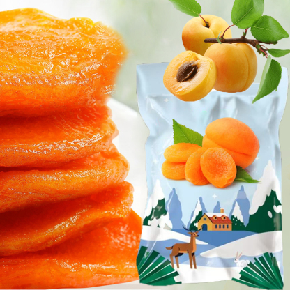 Sweet and sour sugar-free dried apricots