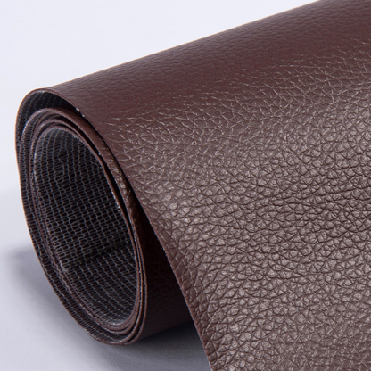 Leather repair self-adhesive patch