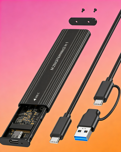 Ultra-Fast Mini Portable SSD | Large Capacity External Hard Drive | High-Speed USB 3.1 Data Transfer for Laptop, Phone & Tablet