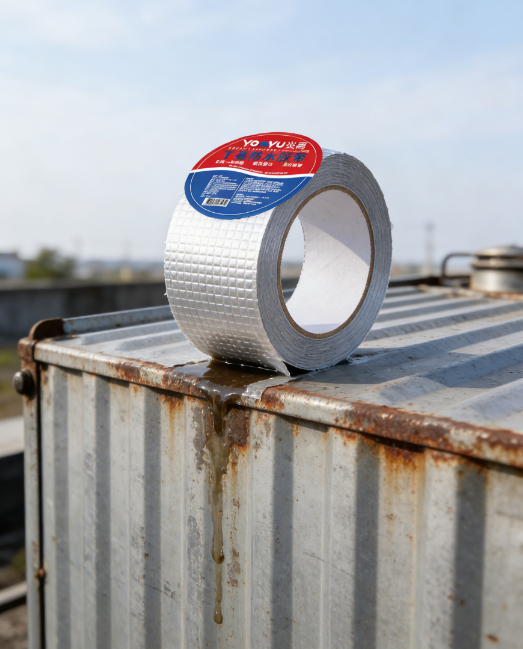 Pita Pelekat Kalis Air Aluminum Foil Butyl 【Beli 1 Percuma 1】- Pelekat Atap Bocor Super Kuat - Sesuai untuk Retakan Dinding, Paip & Atap Zink (Tahan Panas & Hujan)