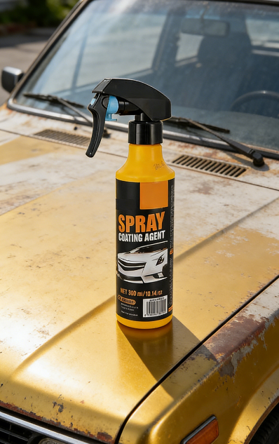 Ceramic Shine Coating Spray - Instant Showroom Finish & Paint Protection: Restore Your Car’s Look
