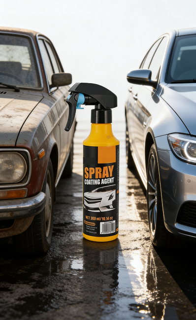 Ceramic Shine Coating Spray - Instant Showroom Finish & Paint Protection: Restore Your Car’s Look