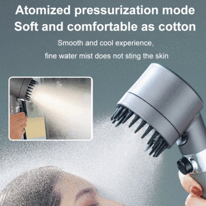 German massage multifunctional one-button adjustment shower head 