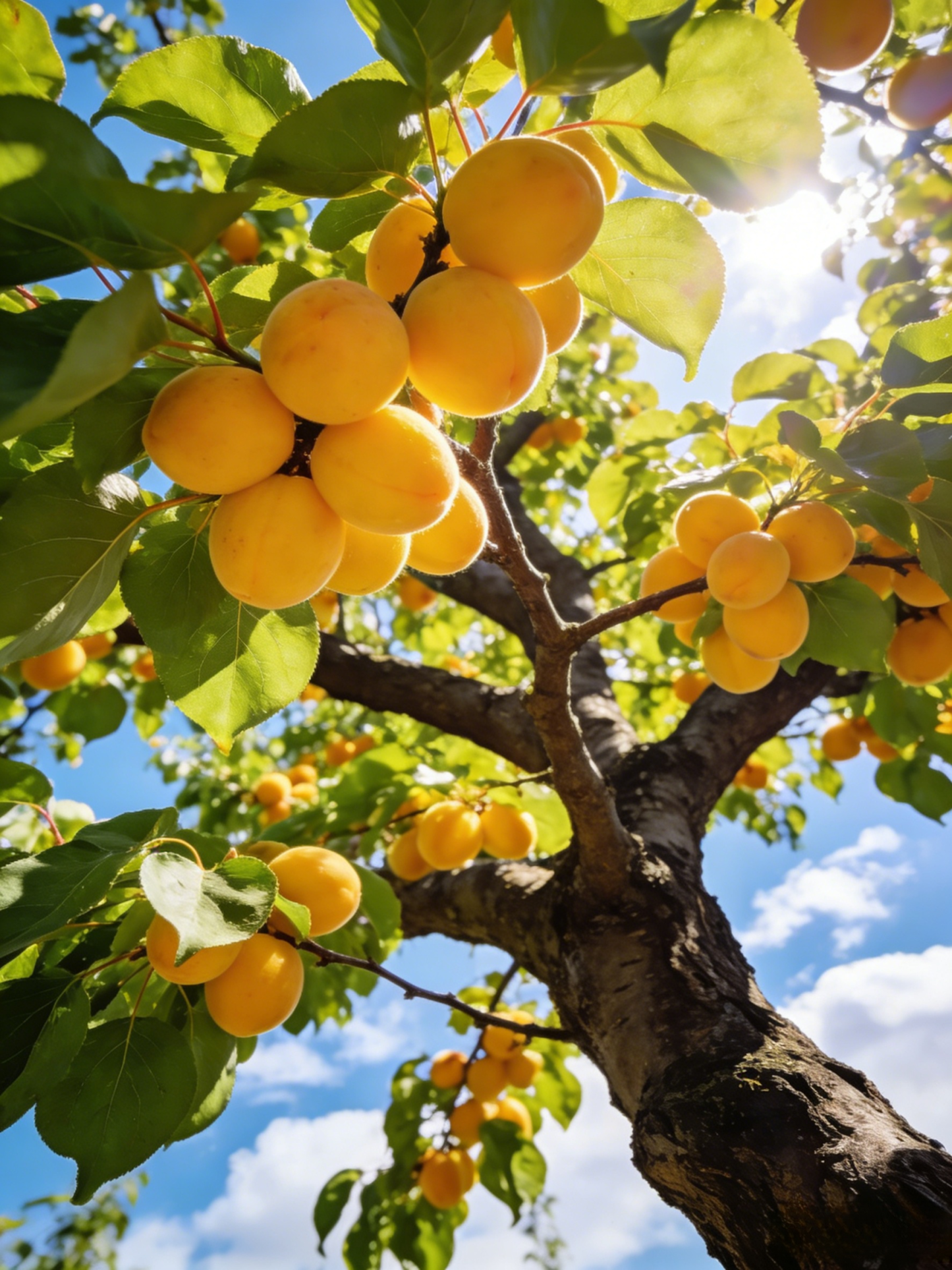 Sweet and sour sugar-free dried apricots