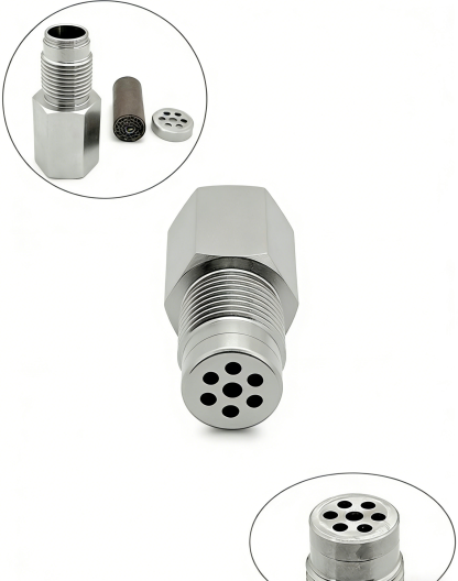 Penyambung Sensor Oksigen Stainless Steel dengan Mini Catalytic Converter | Selesaikan Masalah Lampu Engine Menyala & Kereta Semput | Aksesori Ekzos Kereta Tahan Karat