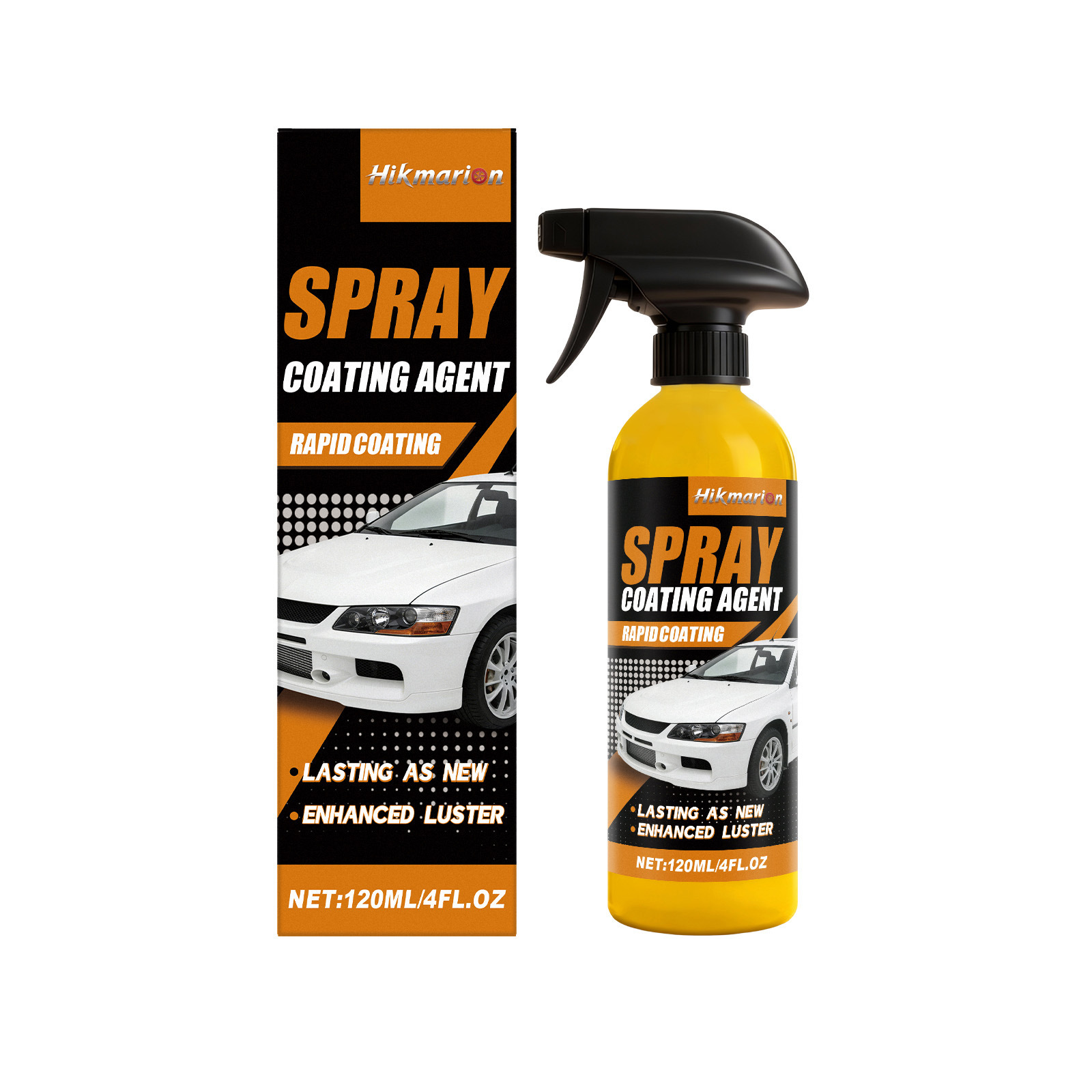 Ceramic Shine Coating Spray - Instant Showroom Finish & Paint Protection: Restore Your Car’s Look