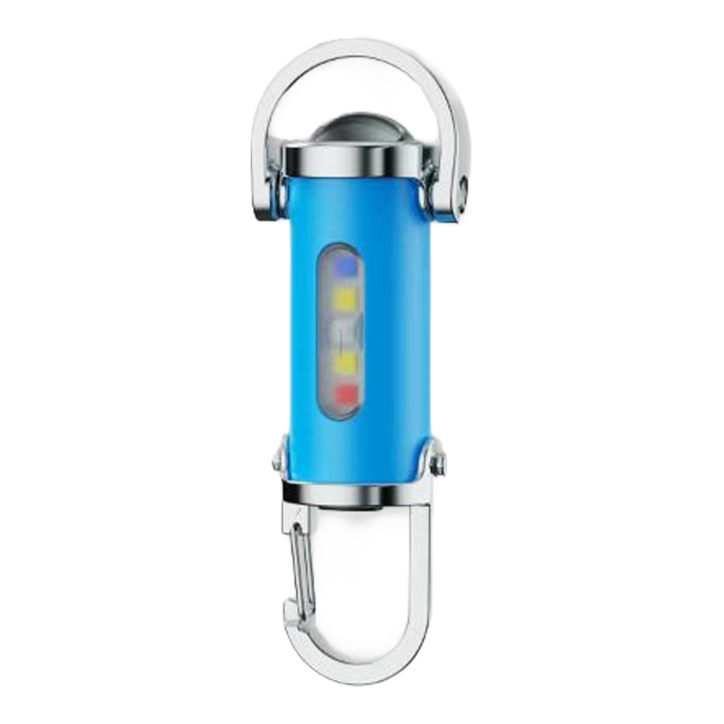 Lampu Suluh Kecemasan SOS Multifungsi 3-dalam-1 | Lampu Isyarat Amaran Pelbagai Warna | LED Mudah Alih Sangat Terang dengan Klip Carabiner | Alatan Survival Luar Rumah