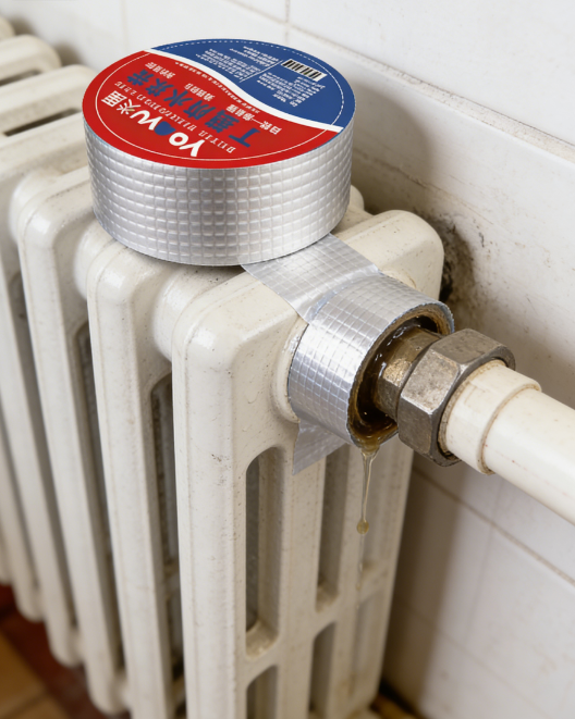 Pita Pelekat Kalis Air Aluminum Foil Butyl 【Beli 1 Percuma 1】- Pelekat Atap Bocor Super Kuat - Sesuai untuk Retakan Dinding, Paip & Atap Zink (Tahan Panas & Hujan)