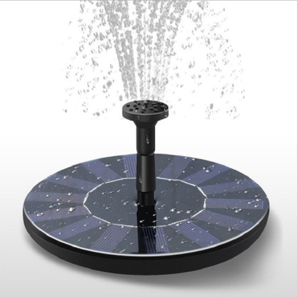 Solar Powered Floating Fountain Pump: Eco-Friendly Bird Bath Fountain with 6 Nozzles | Ideal for Garden Pond, Pool, Fish Tank & Outdoor Decor (No Battery Needed)