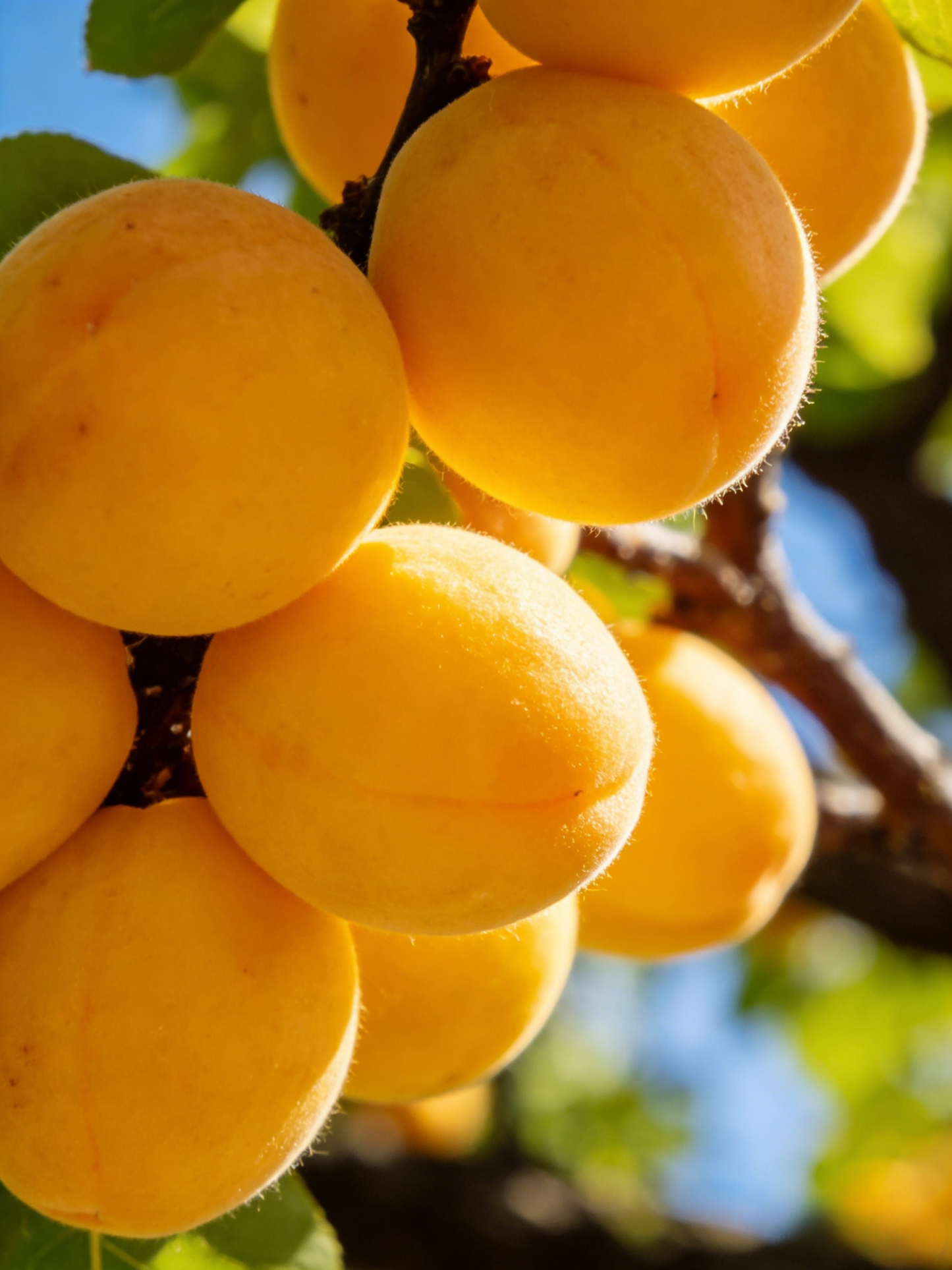 Sweet and sour sugar-free dried apricots