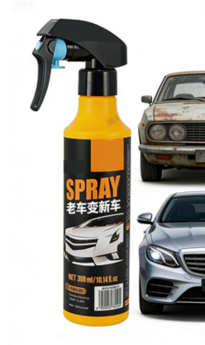 Ceramic Shine Coating Spray - Instant Showroom Finish & Paint Protection: Restore Your Car’s Look
