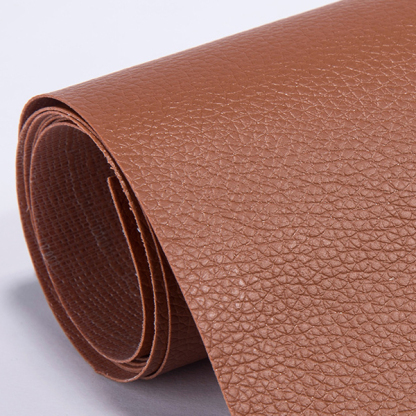 Leather repair self-adhesive patch