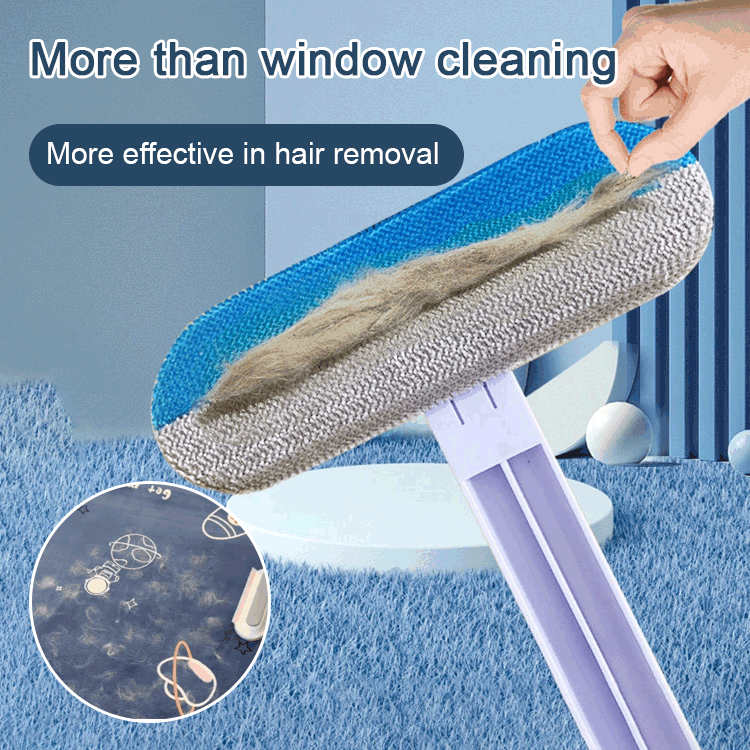 Multi-purpose double-sided dust removal brush