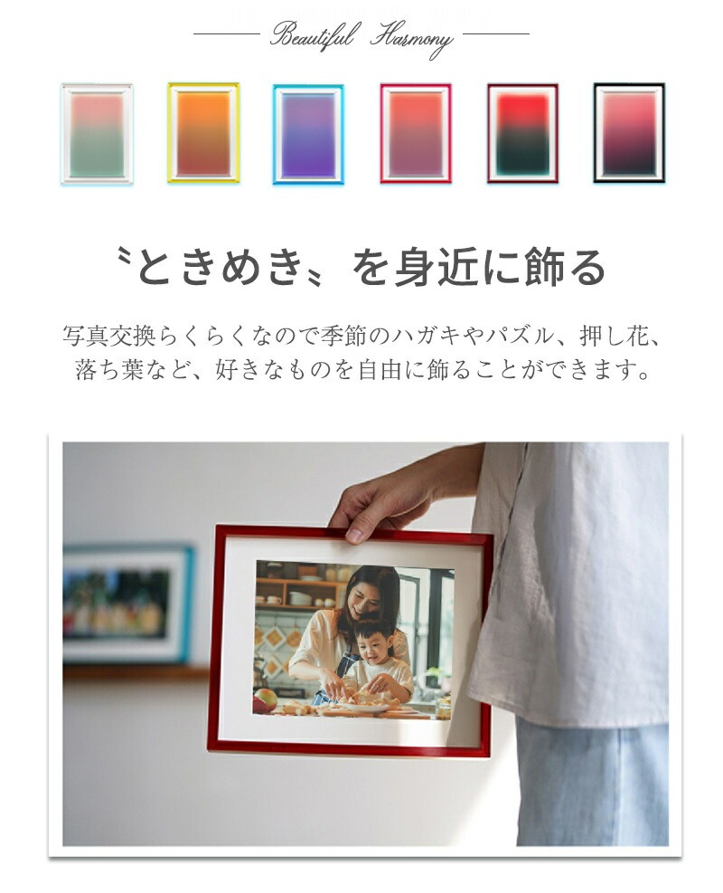 アクリル フォトフレーム 2L 壁掛け l判 アクリルフォトフレーム アクリルフレーム 写真フレーム 写真立て デッサン額 結婚祝い フォトスタンド ハガキサイズ 卓上 色紙額 写真パネル スタンド棒付き 縦置き 横置き ポスター フレーム