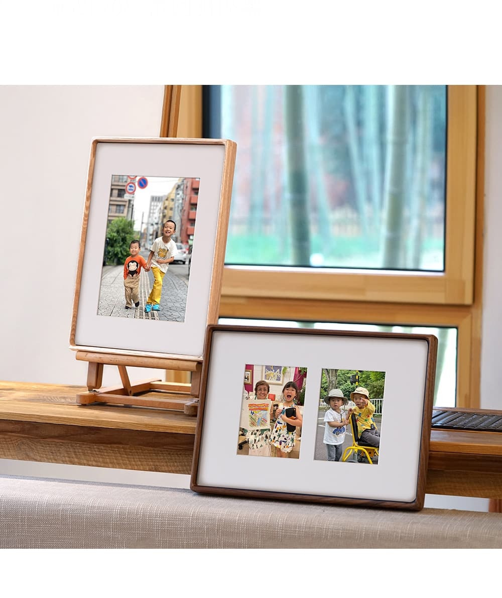 木製フレーム 壁掛け 2L フォトフレーム 木製 L A3 写真立て 木製額縁 A4 デッサン額 額縁 写真額 写真フレーム 油絵額縁  結婚祝い 賞状額 ハガキサイズ 卓上 フォトスタンド 木のフレーム 記念日 スタンド ナチュラル 縦置き 横置き