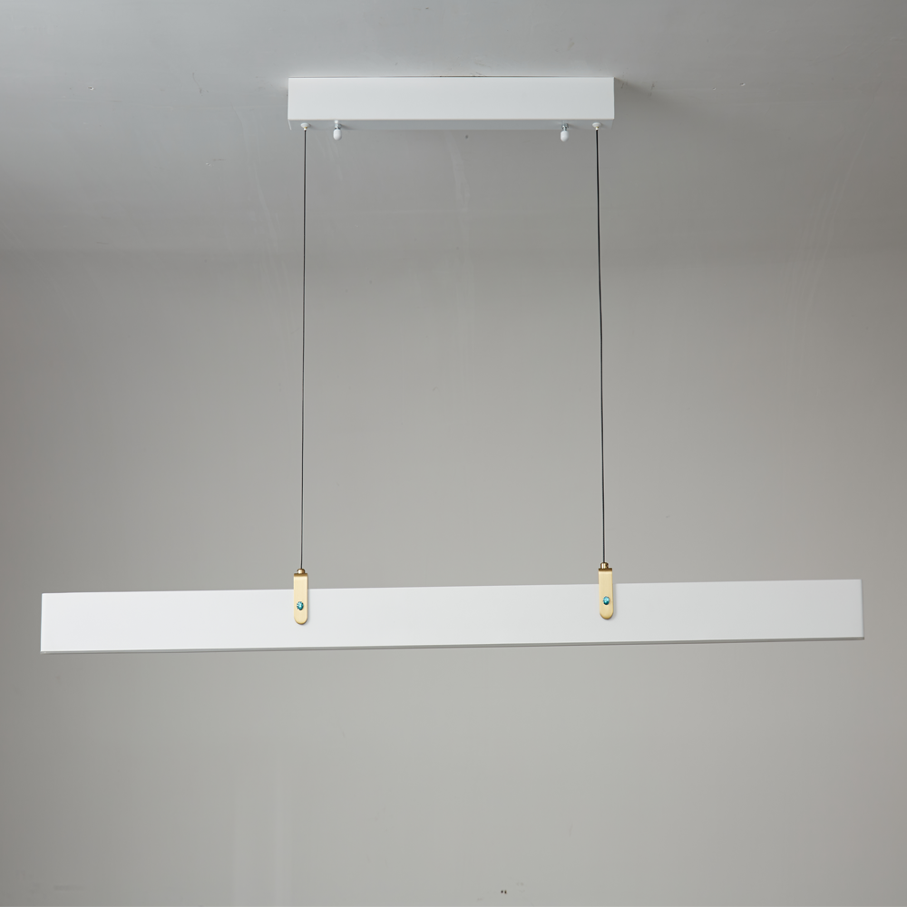 绿石吊燈-黑白2色122cm