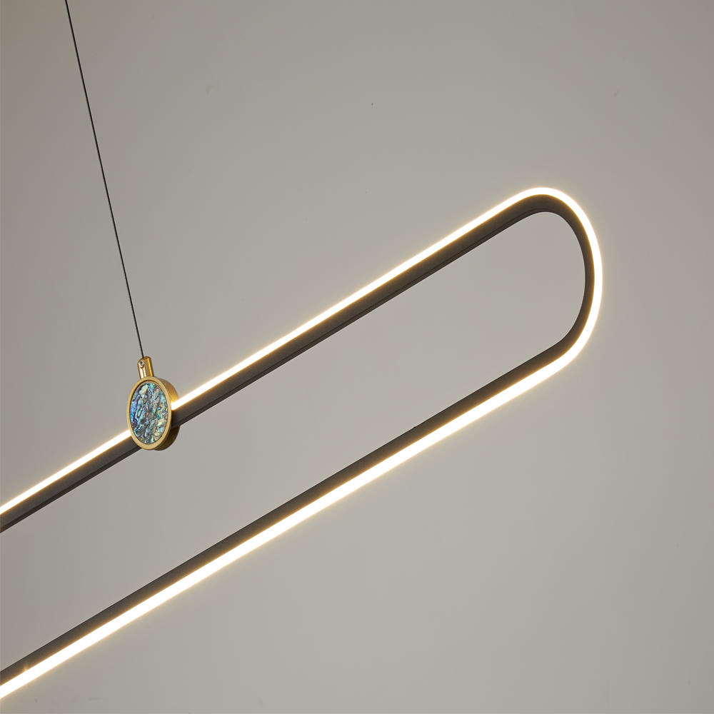 回力吊燈-金色100cm