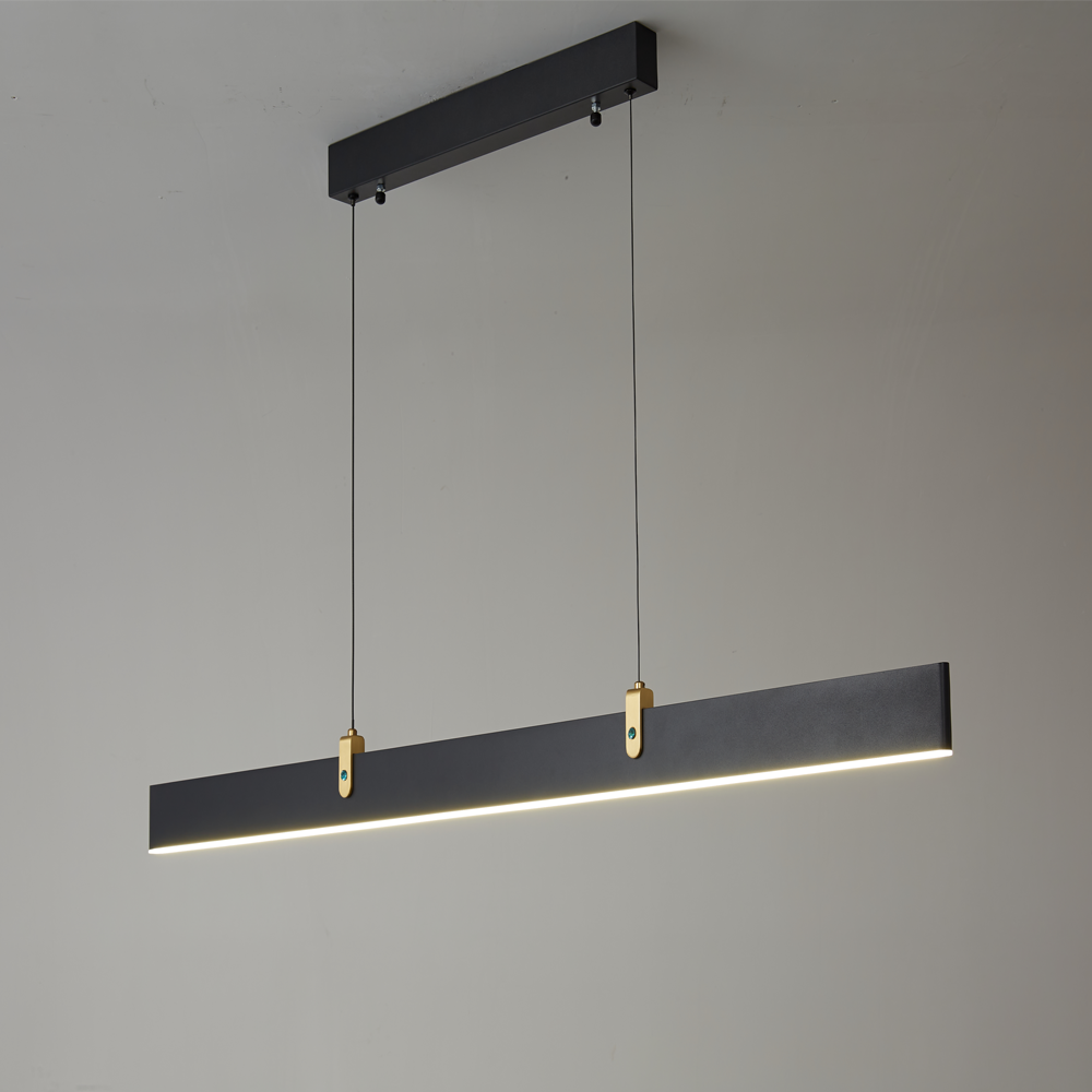 绿石吊燈-黑白2色122cm