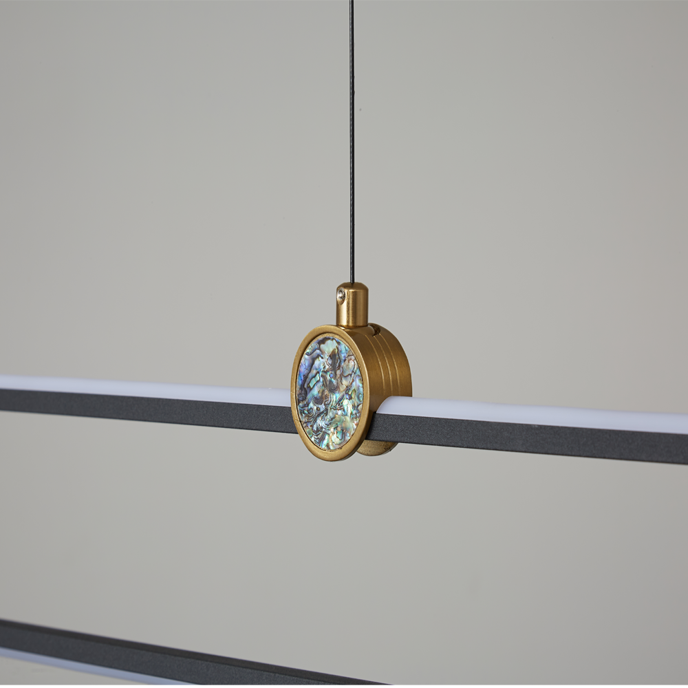 回力吊燈-金色100cm