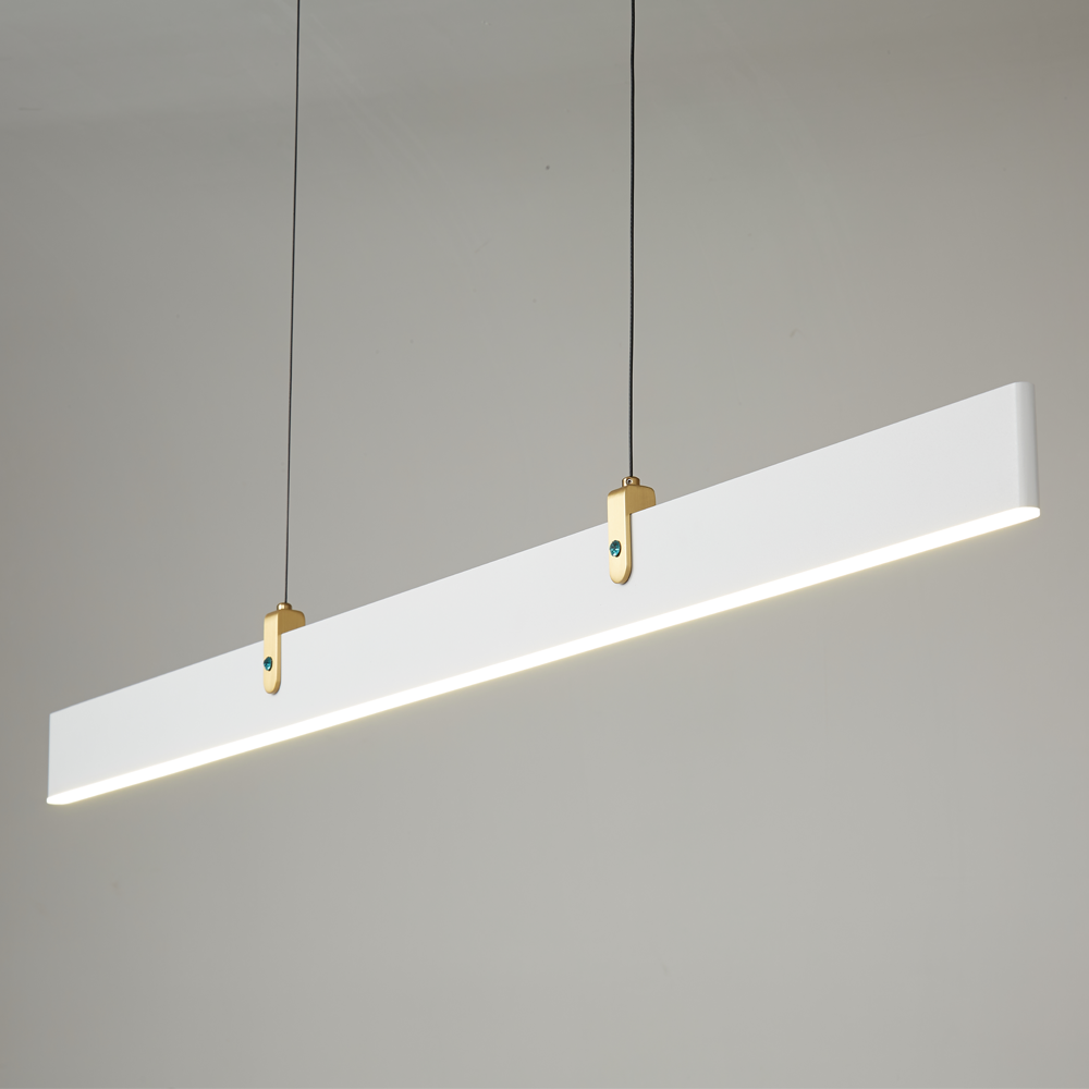 绿石吊燈-黑白2色122cm