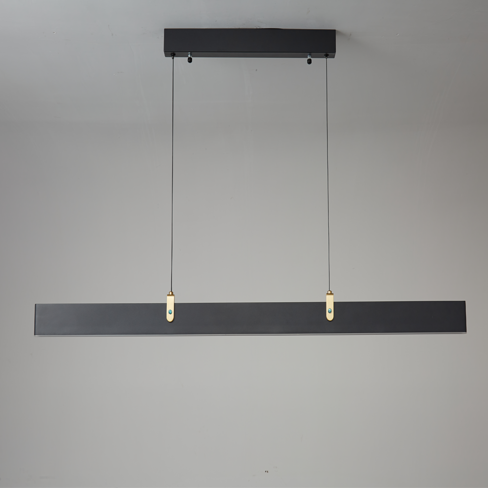 绿石吊燈-黑白2色122cm