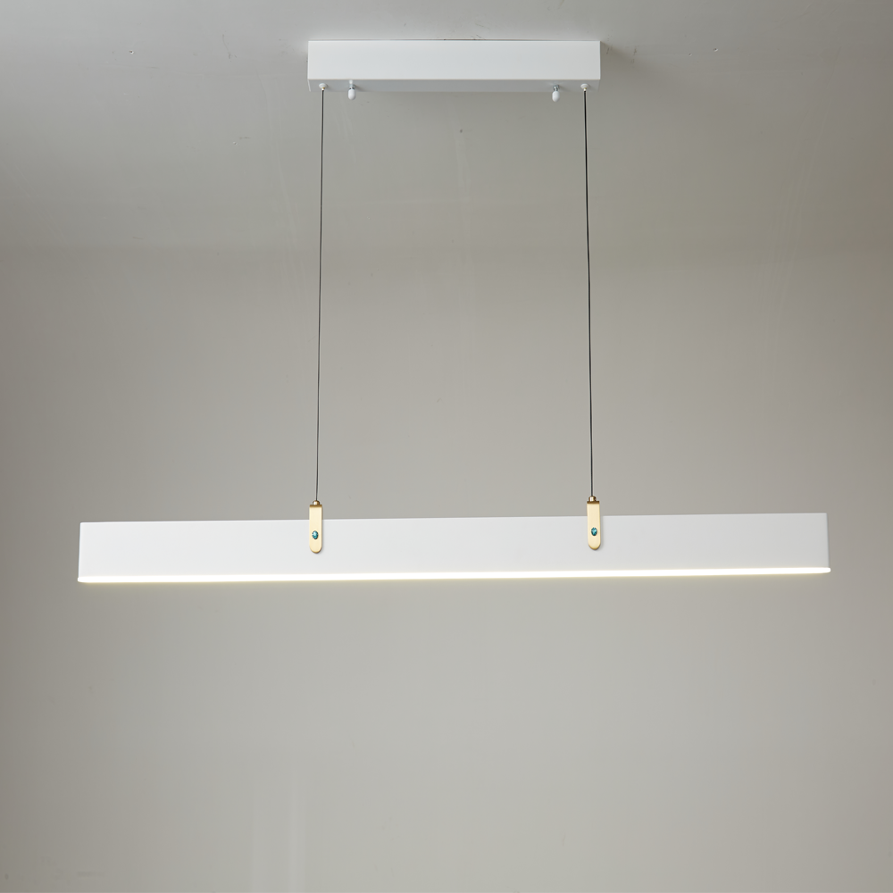 绿石吊燈-黑白2色122cm