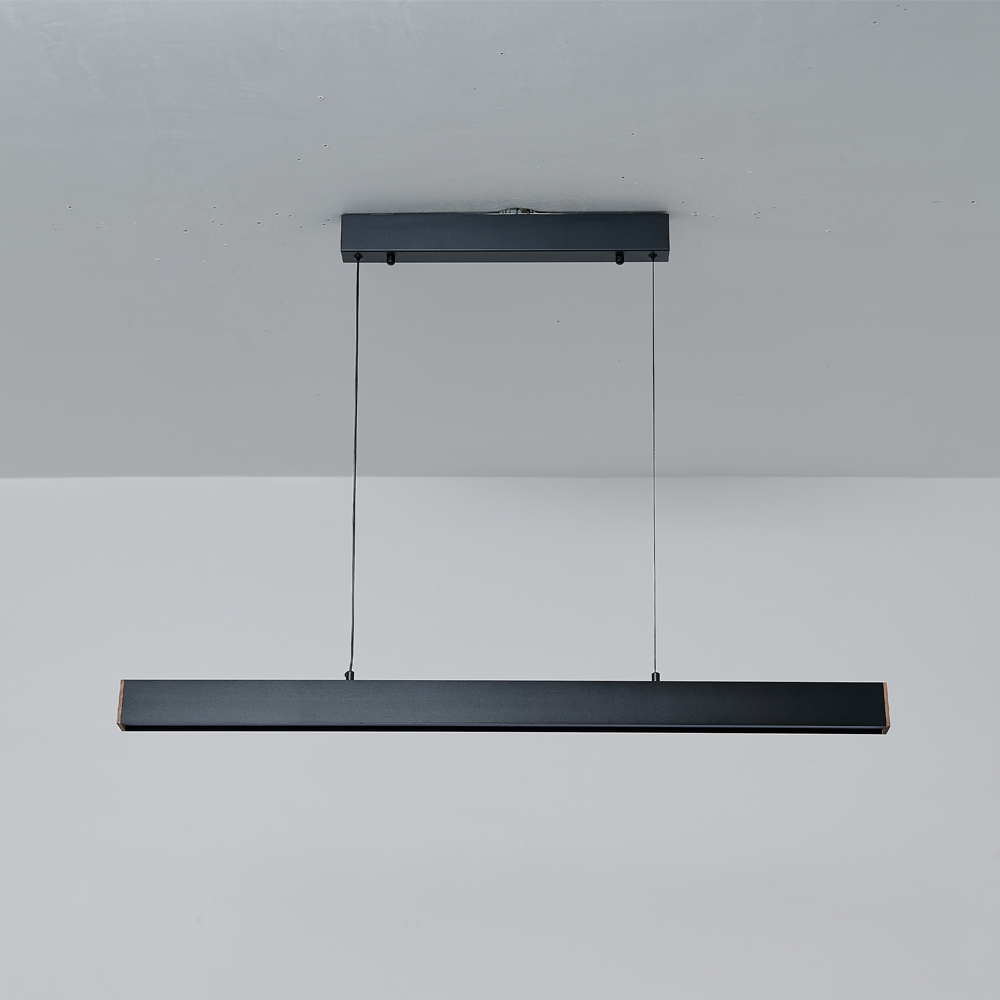 木構綫椅子吊燈-黑色