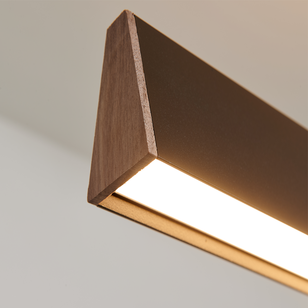 木構綫椅子吊燈-黑色