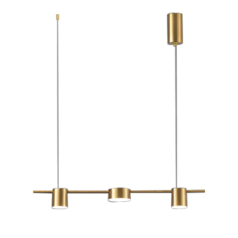 現代簡約長條餐廳吊燈設計師創意飯廳吧檯燈具北歐極簡餐廳吊燈