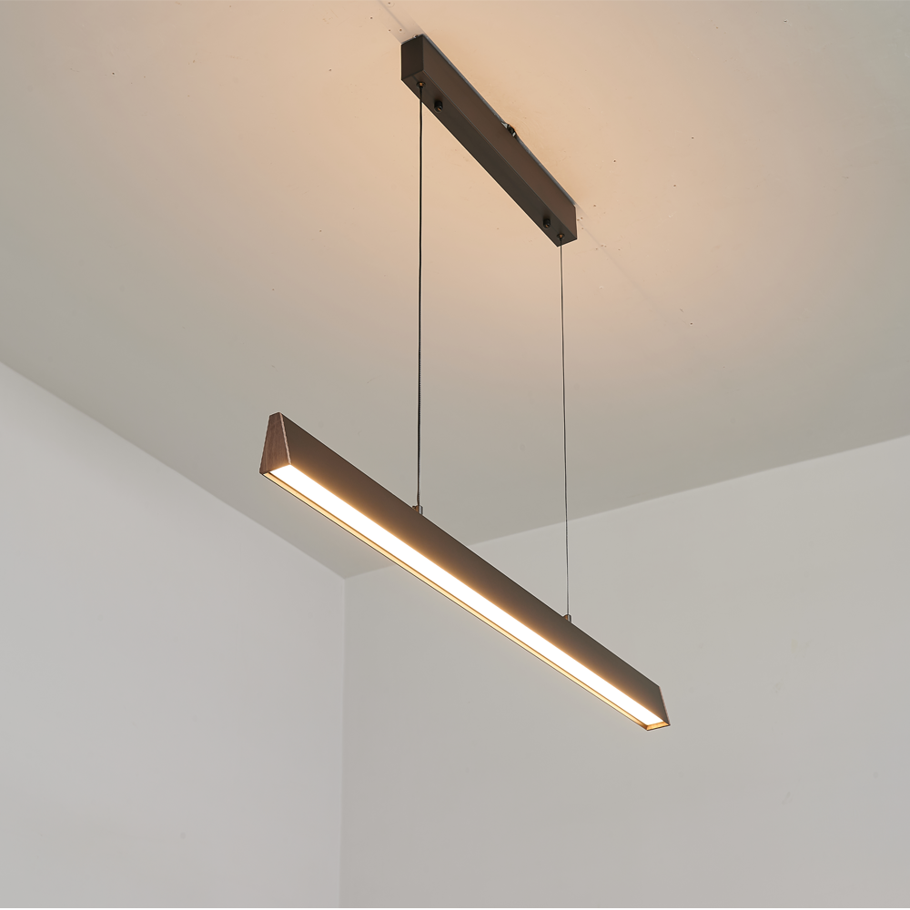 木構綫椅子吊燈-黑色