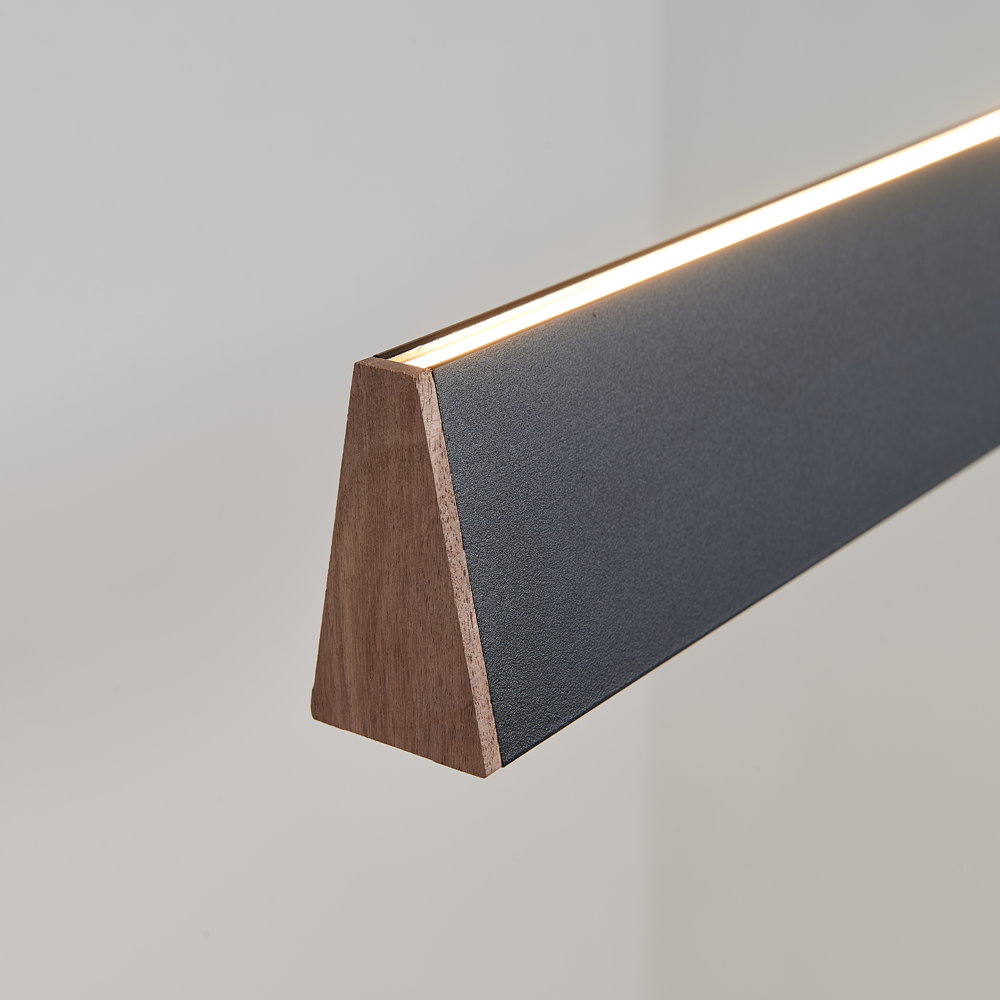 木構綫椅子吊燈-黑色