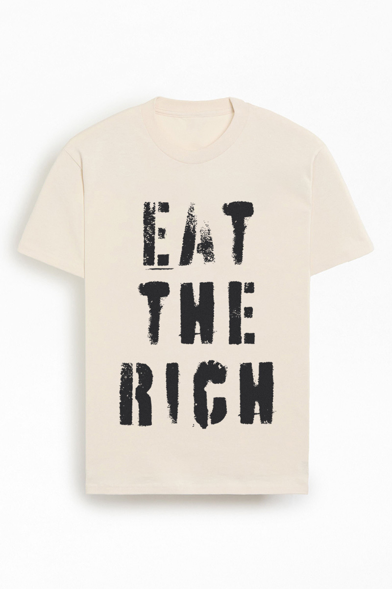 Statement Eat The Rich Graphic christian shirts | loveinloom