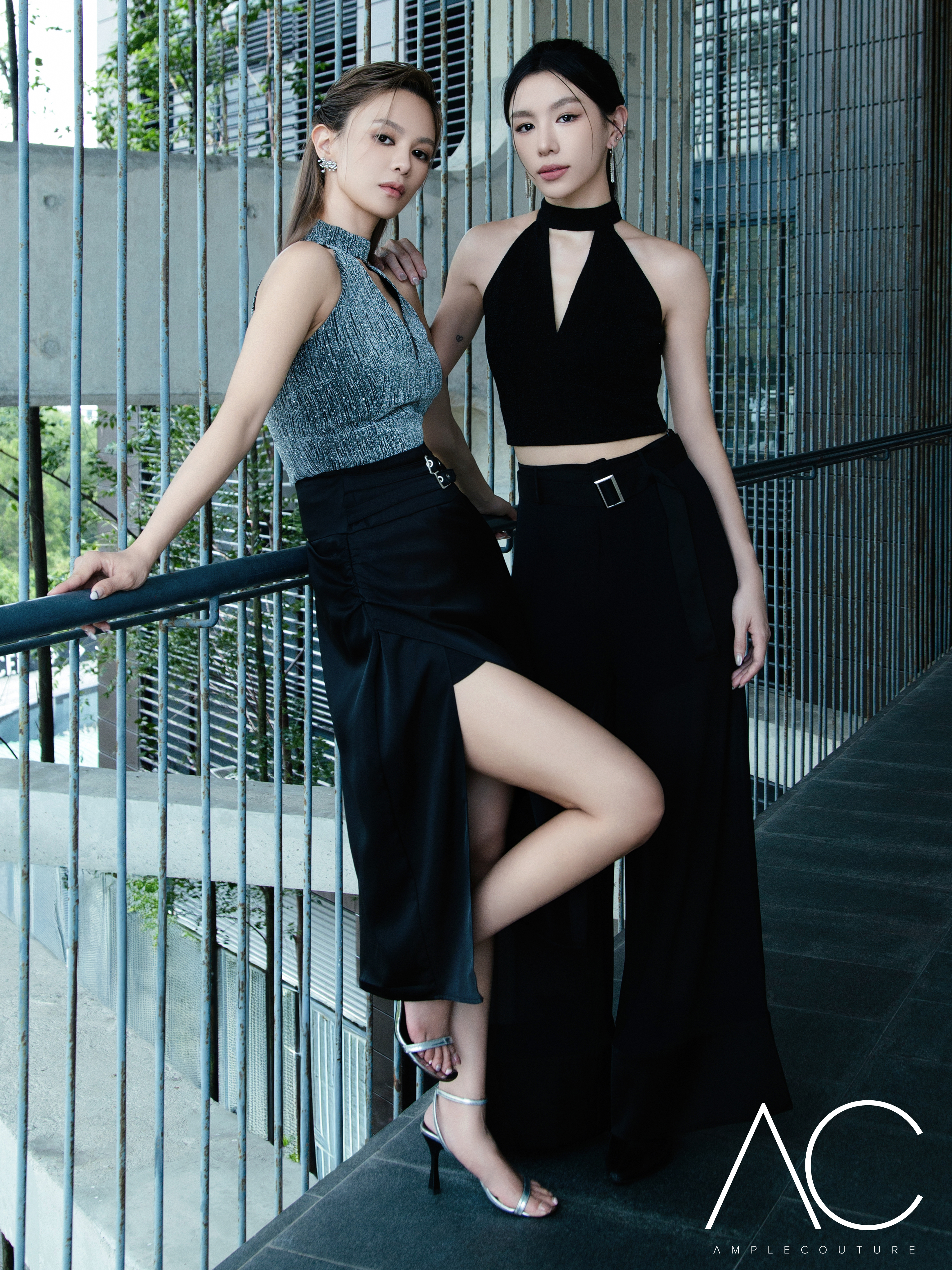 High Waist With Split Skirt AC539