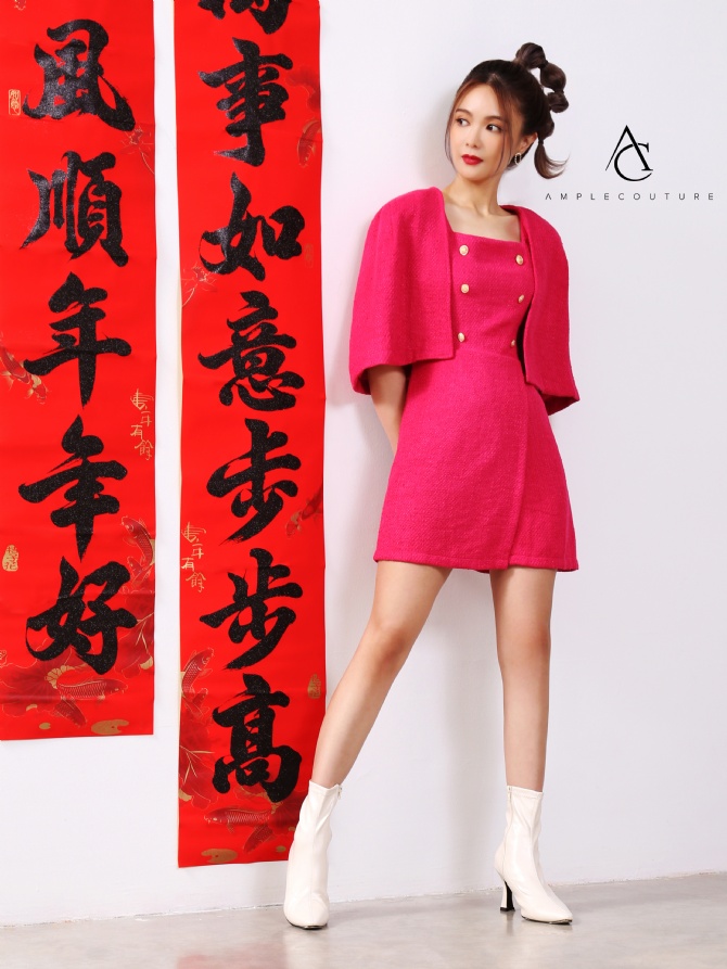 Outer With Jumpsuit Set AC043