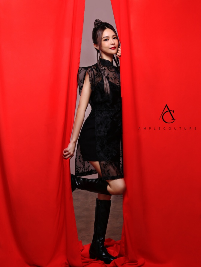 Floral Set Cheongsam AC067