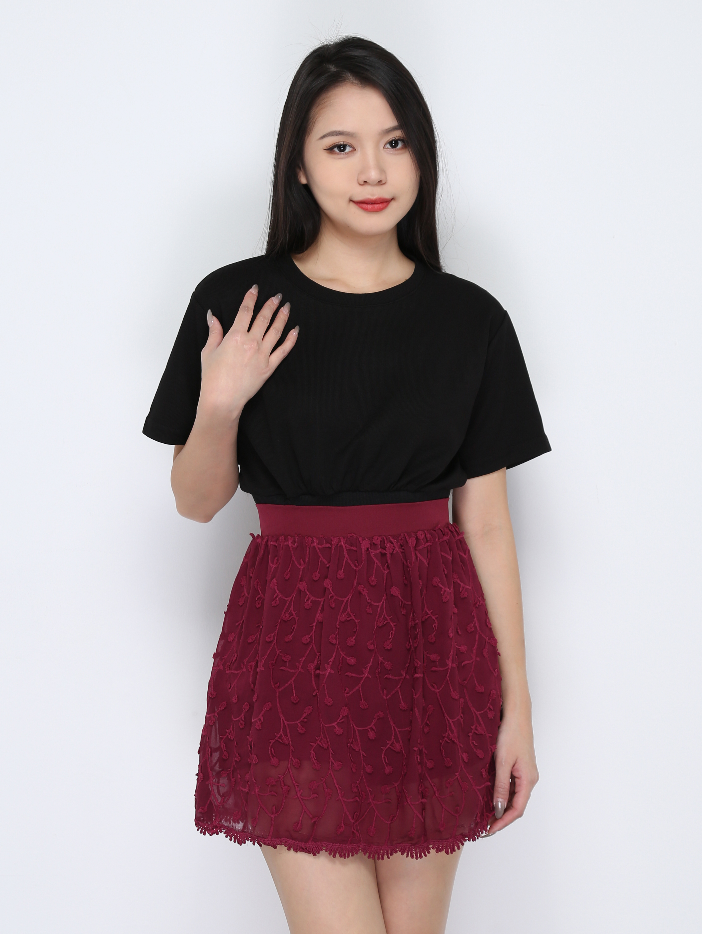 High Waist Floral Skirt Pants 33521