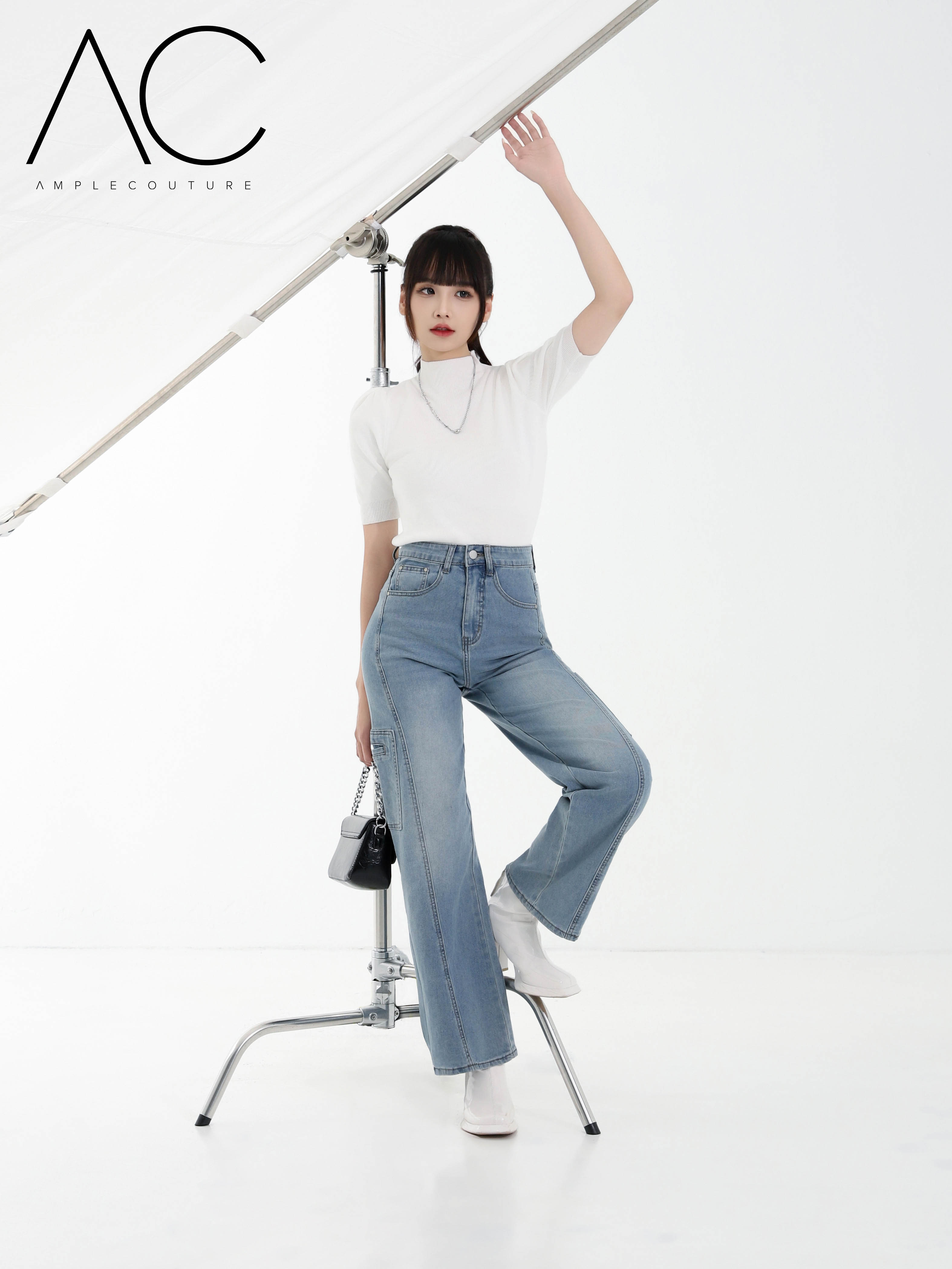 Denim Long Pants DJ073