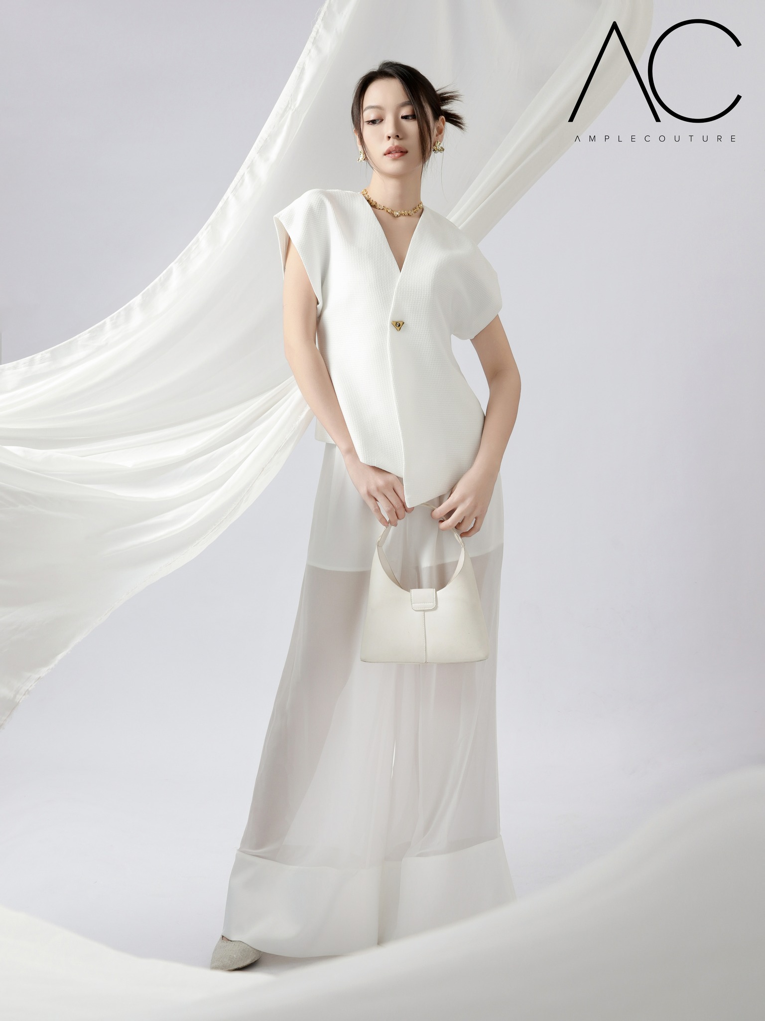 Net Long Pants AC437