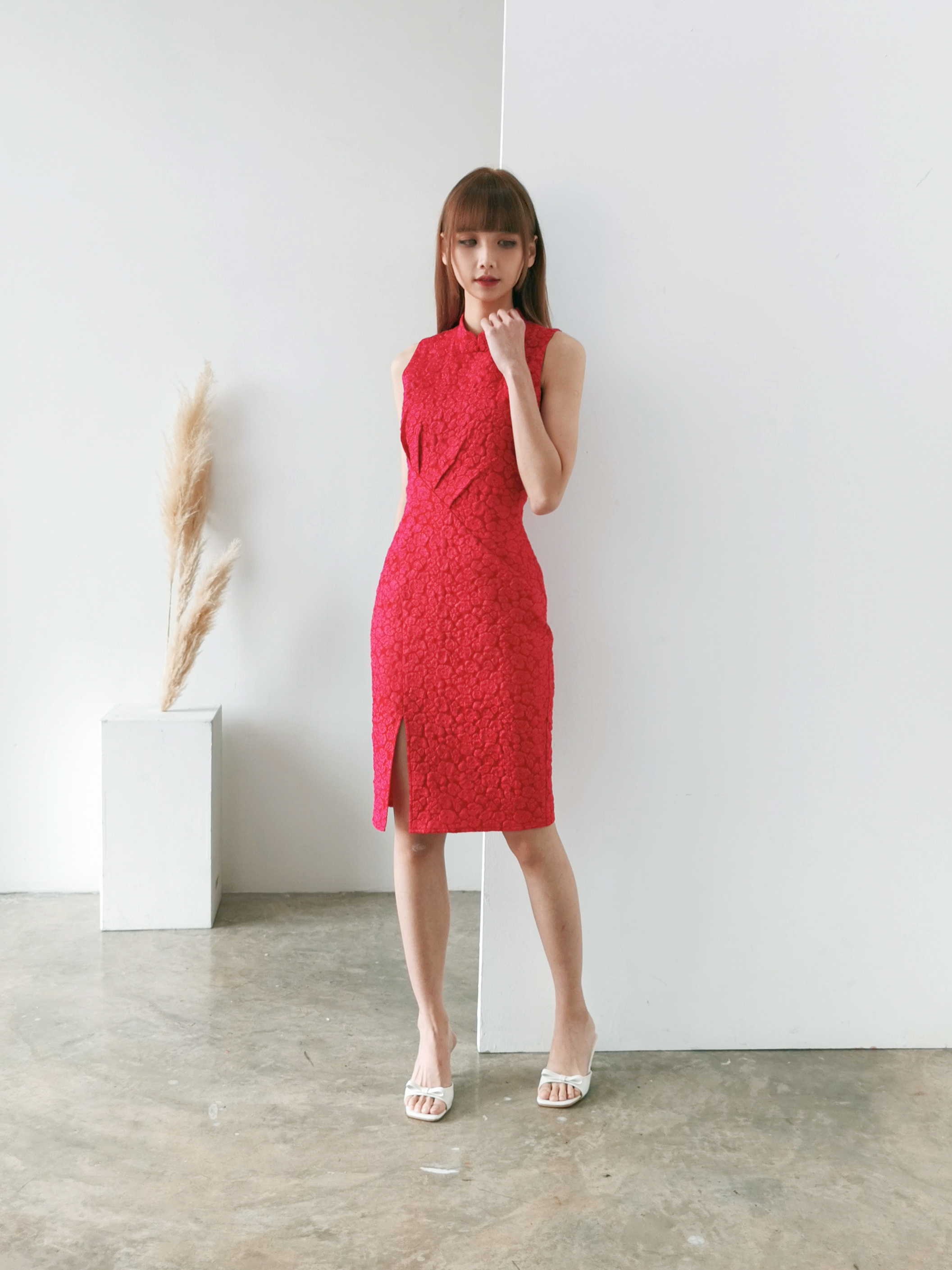 Cheongsam Sleeveless With Side Split Dress AC002D (AC2D) (ADULT)