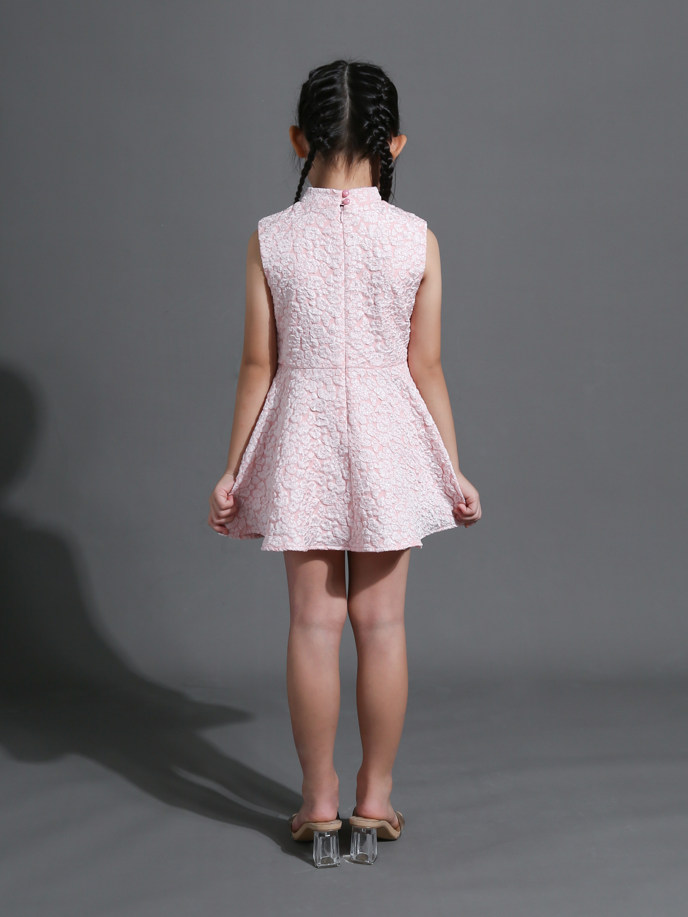 Cheongsam Sleeveless Dress AC002K (AC2K)??KIDS)