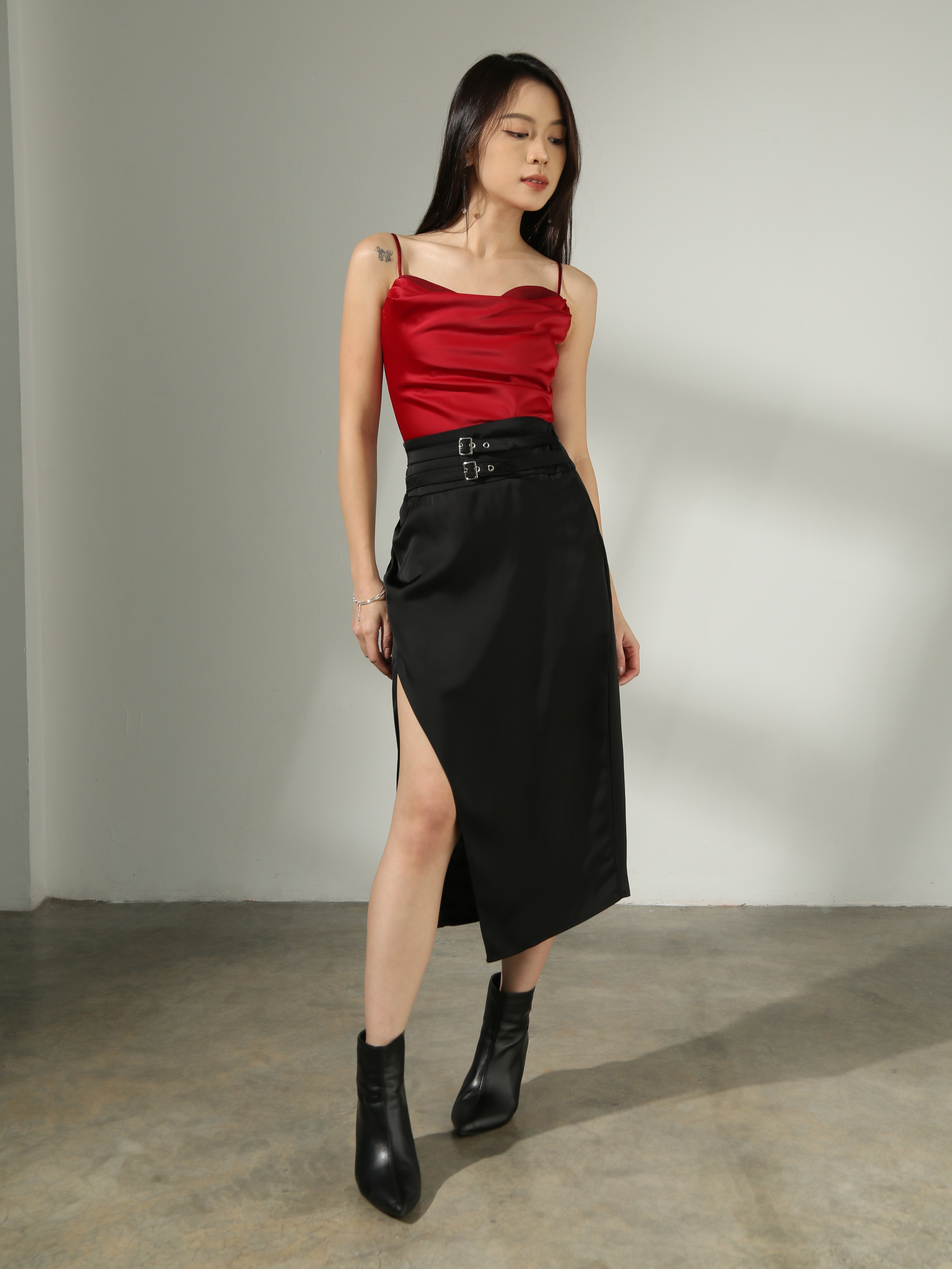 High Waist With Split Skirt AC539