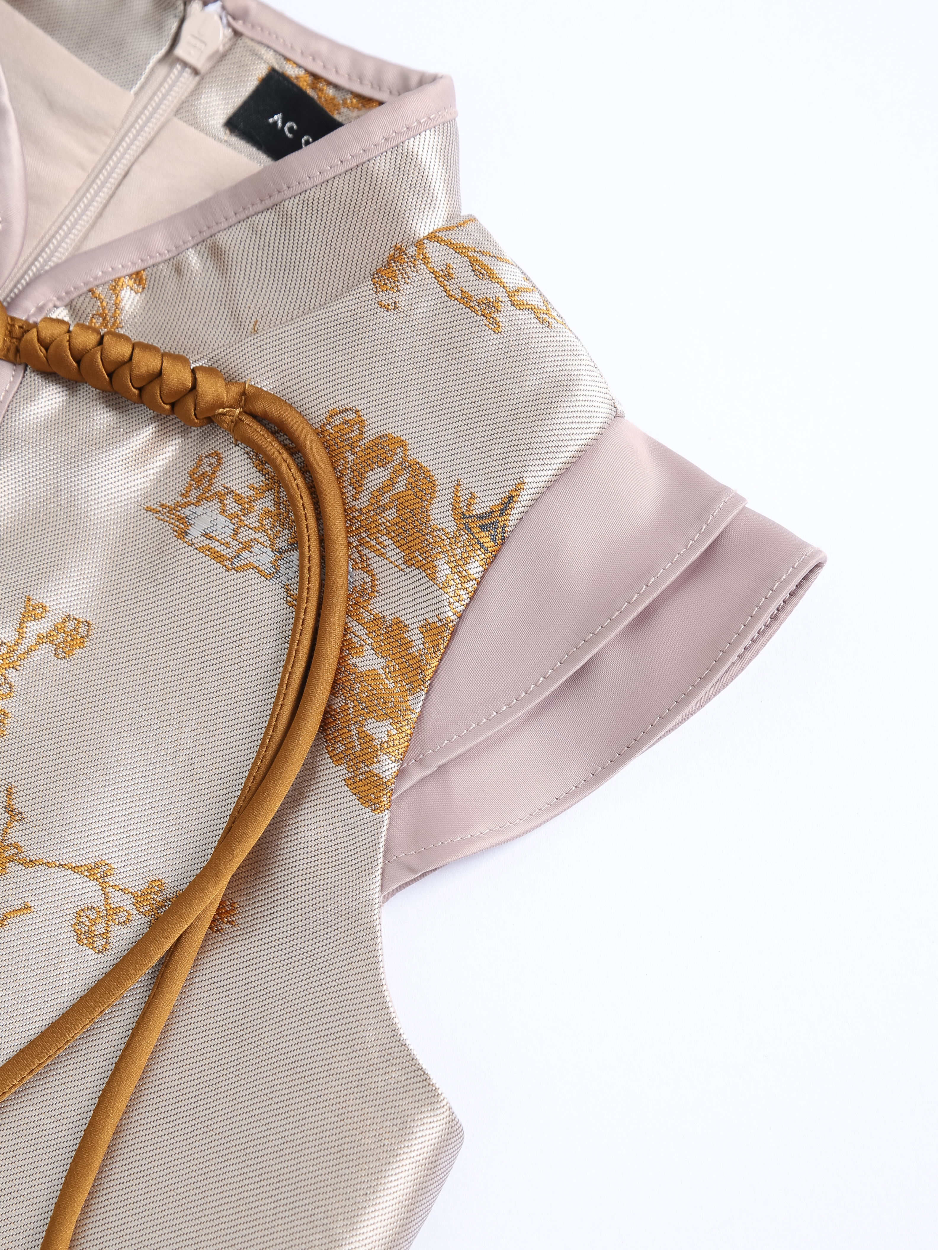 Sleeveless Back Zip Dress AC553