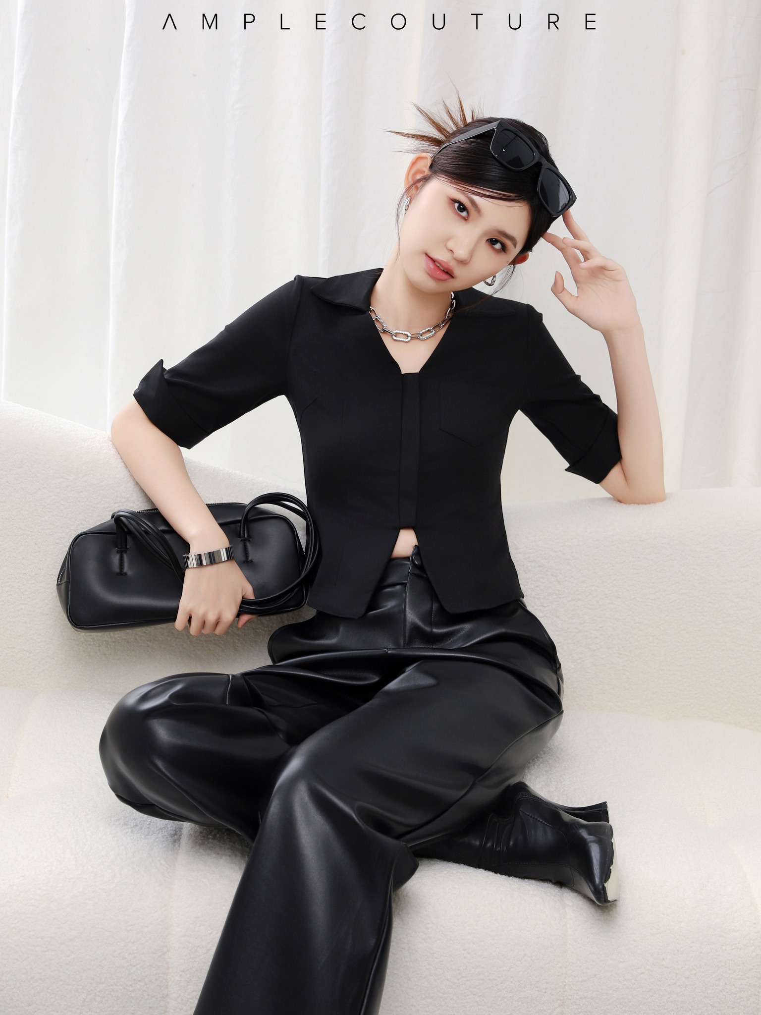 Leather Long Pants AC560