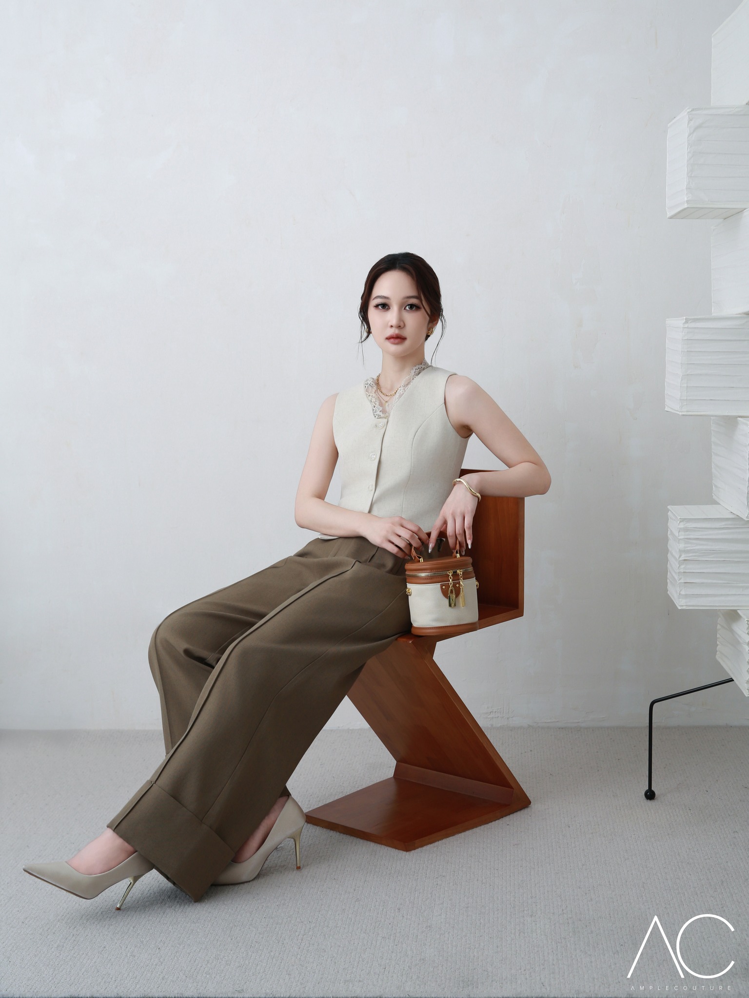 Wide Leg Long Pants AC570