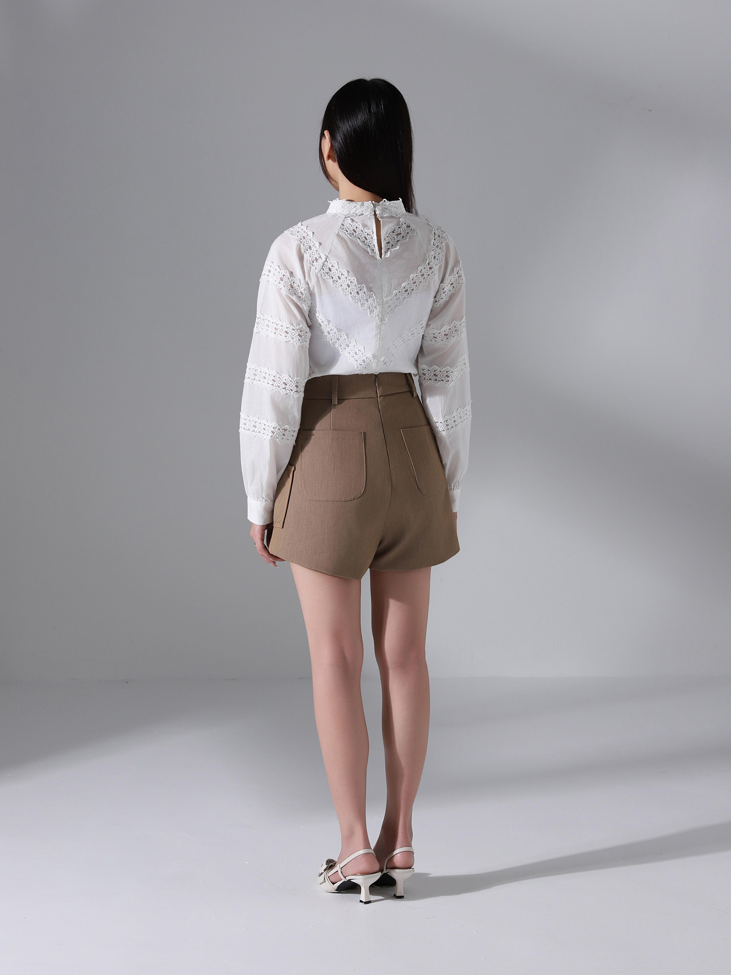 Elegant Wear Eyelet Top AC581